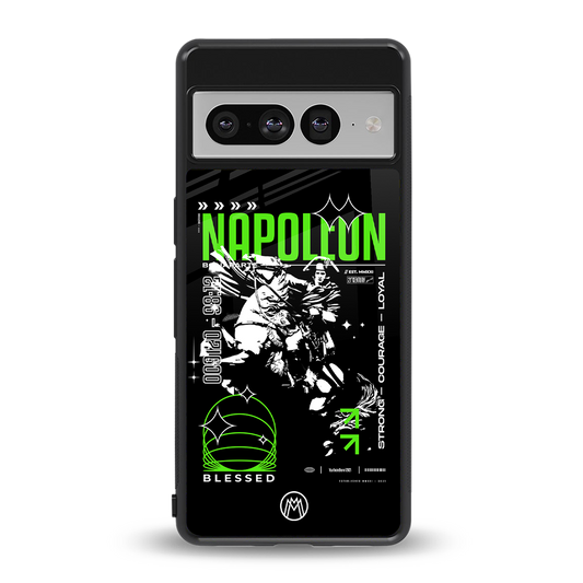 napoleon back phone cover | glass case for google pixel 7 pro
