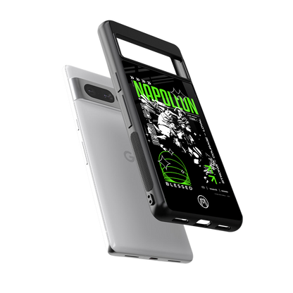 napoleon back phone cover | glass case for google pixel 7 pro