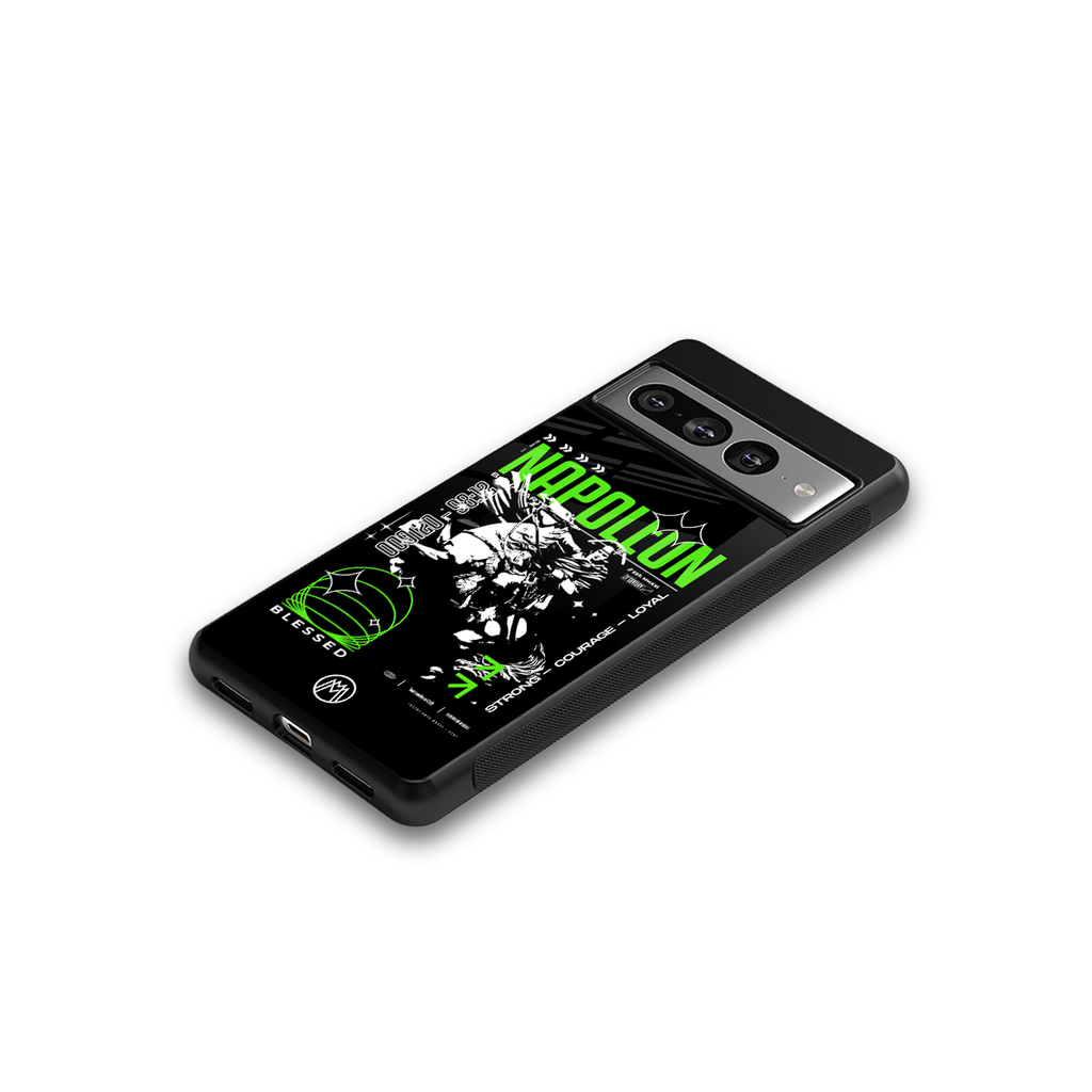 napoleon back phone cover | glass case for google pixel 7 pro