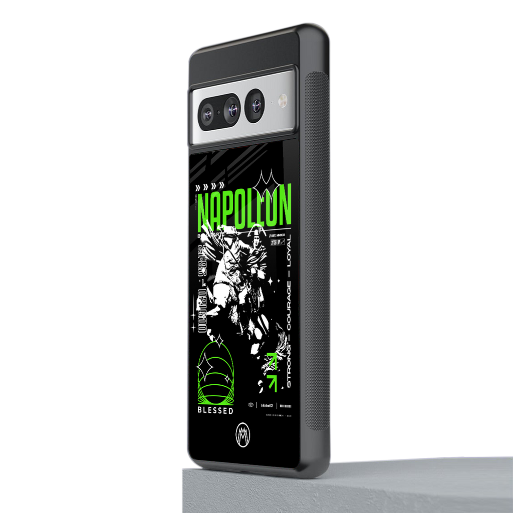 napoleon back phone cover | glass case for google pixel 7 pro