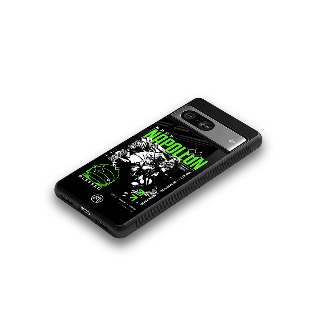 napoleon back phone cover | glass case for Google Pixel 8