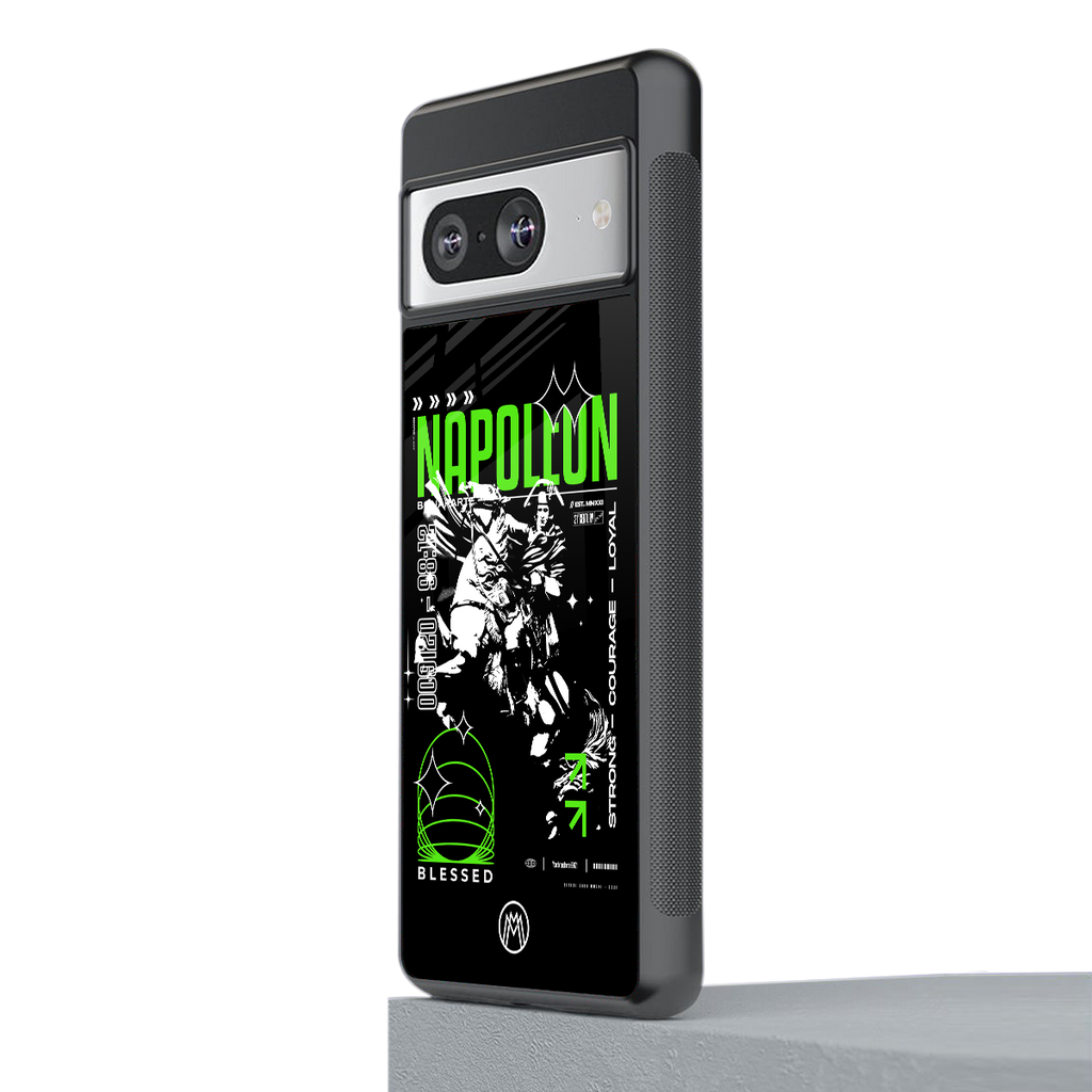 napoleon back phone cover | glass case for Google Pixel 8
