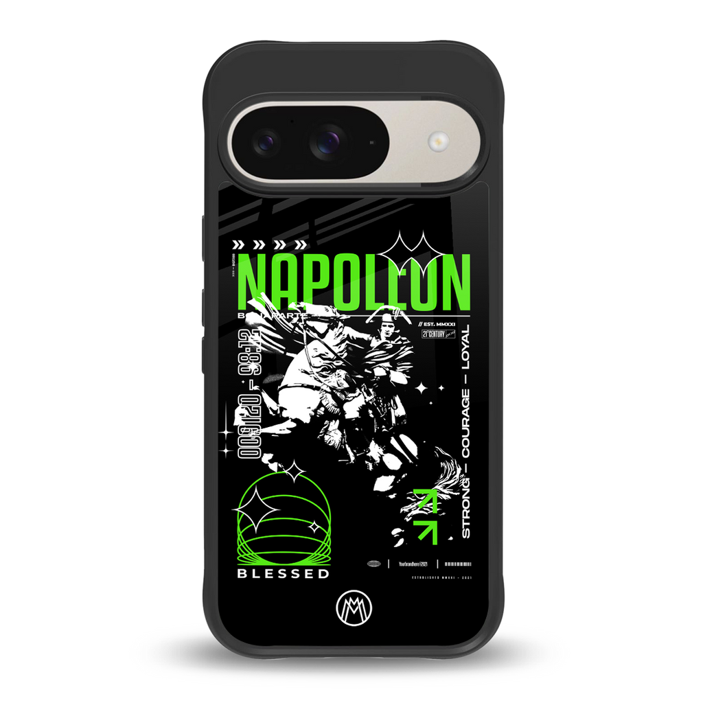 napoleon back phone cover | glass case for google pixel 9