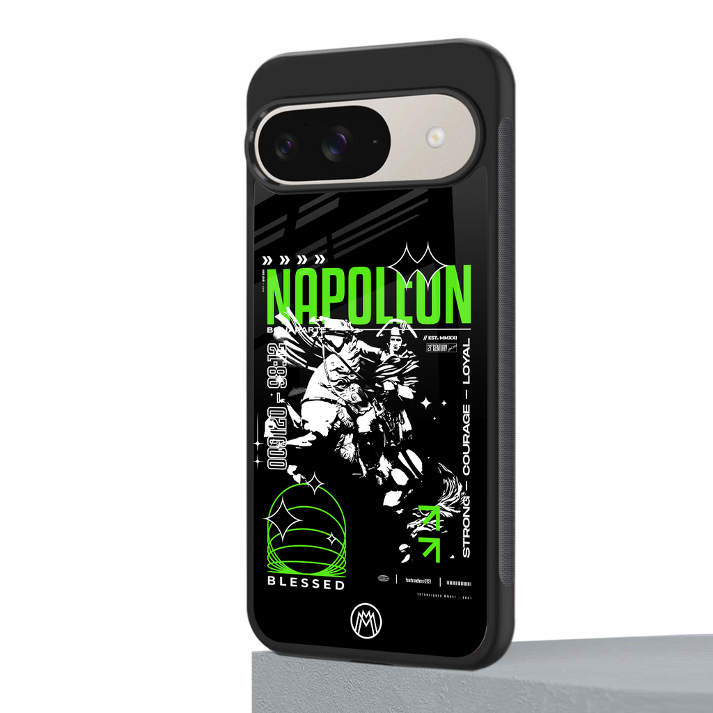 napoleon back phone cover | glass case for google pixel 9