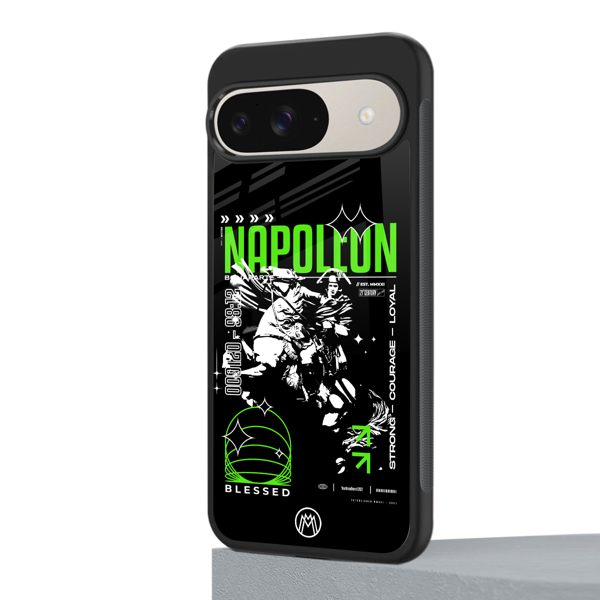 napoleon back phone cover | glass case for google pixel 9