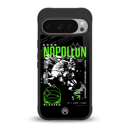 napoleon back phone cover | glass case for google pixel 9 pro