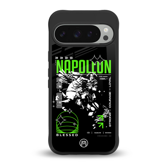 napoleon back phone cover | glass case for google pixel 9 pro xl