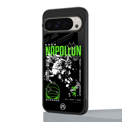 napoleon back phone cover | glass case for google pixel 9 pro