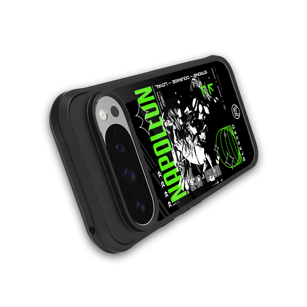 napoleon back phone cover | glass case for google pixel 9 pro xl