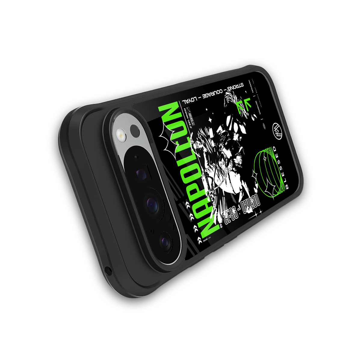 napoleon back phone cover | glass case for google pixel 9 pro xl