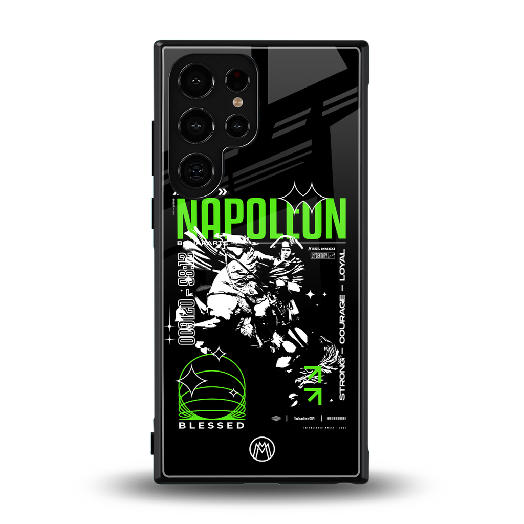 napoleon back phone cover | glass case for samsung galaxy s23 ultra