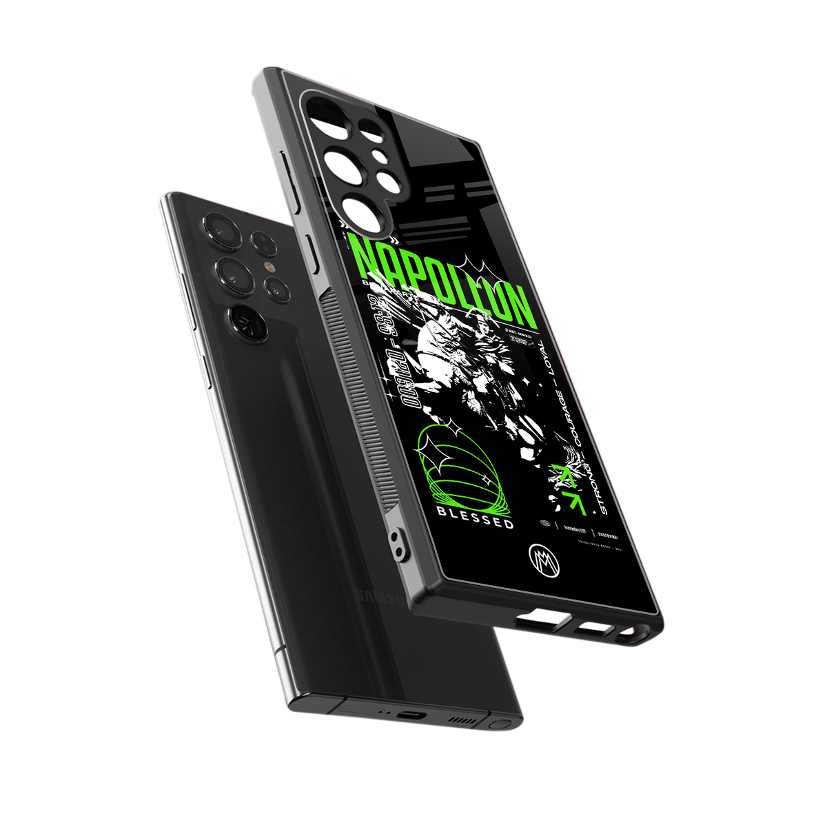 napoleon back phone cover | glass case for samsung galaxy s23 ultra