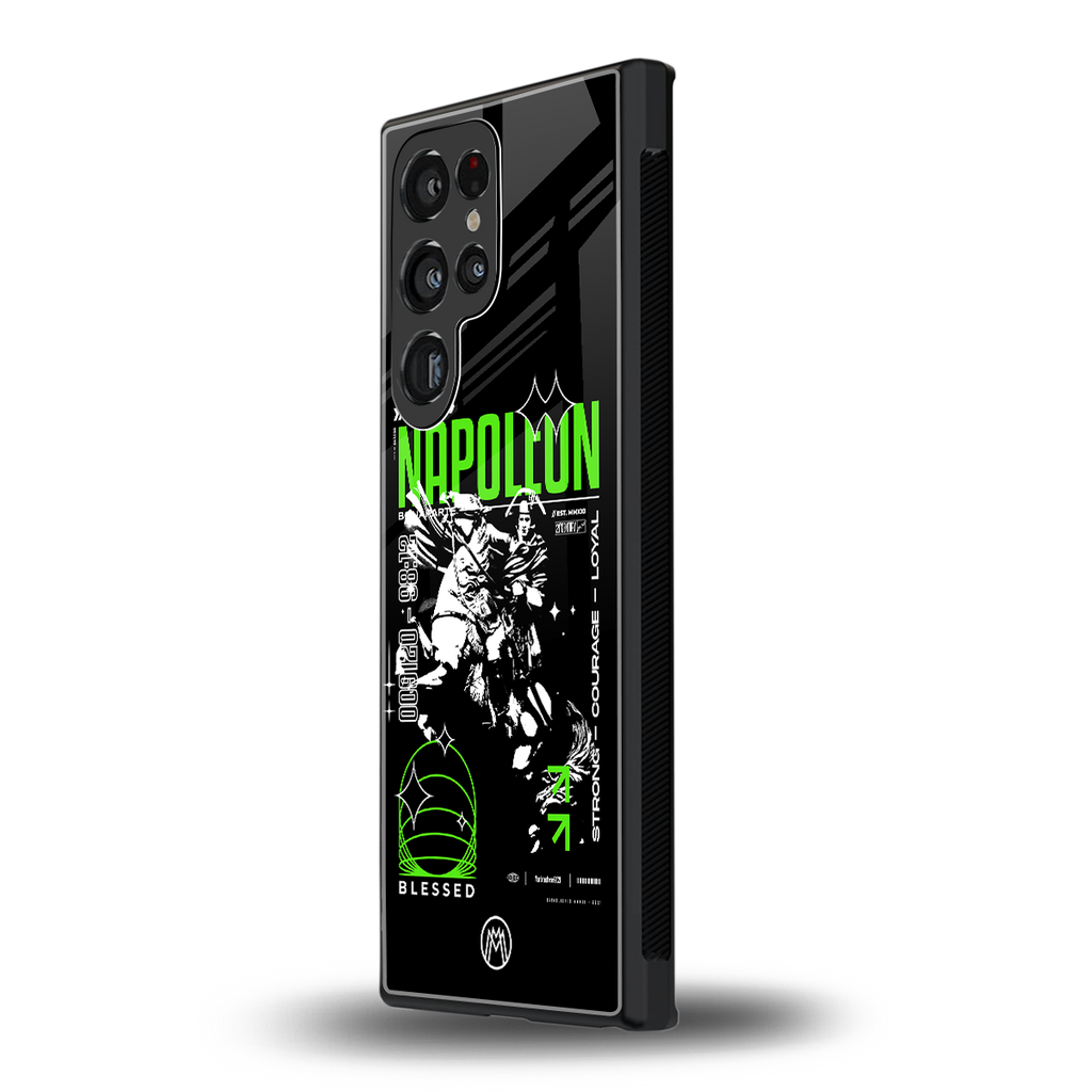 napoleon back phone cover | glass case for samsung galaxy s23 ultra