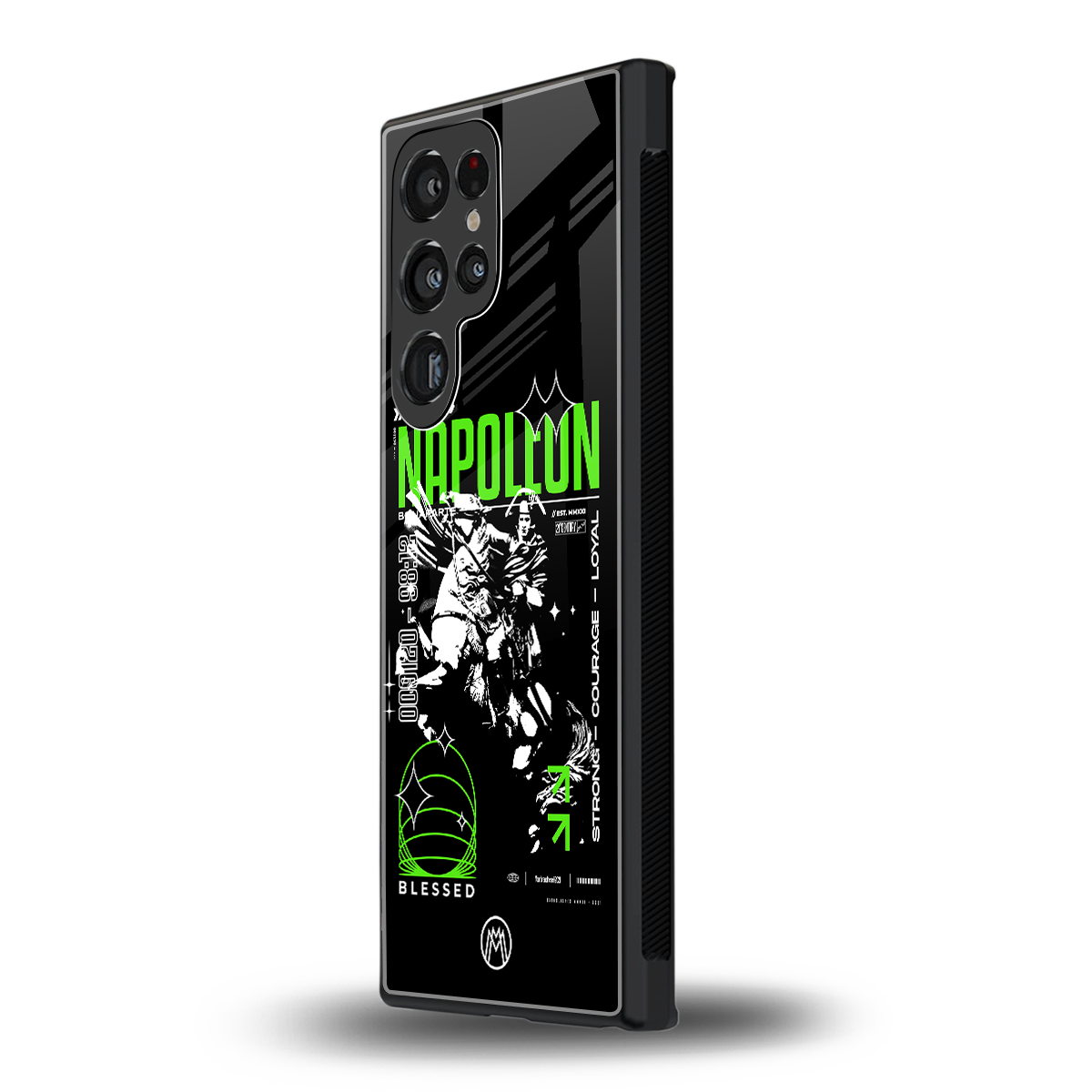 napoleon back phone cover | glass case for samsung galaxy s23 ultra