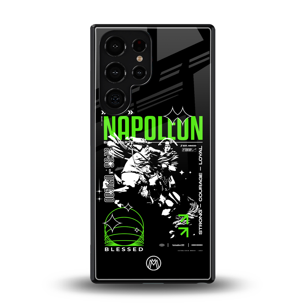 napoleon back phone cover | glass case for samsung galaxy s25 ultra