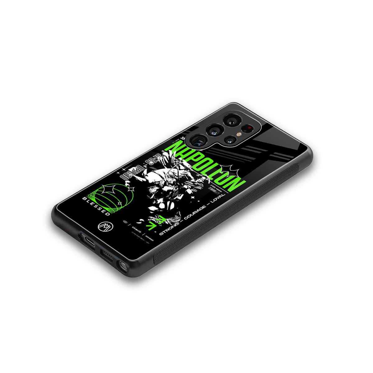napoleon back phone cover | glass case for samsung galaxy s25 ultra
