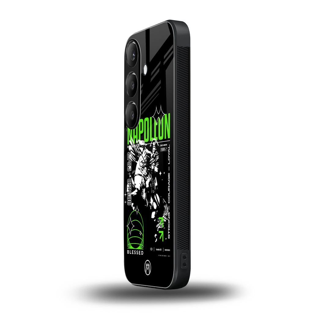 napoleon back phone cover | glass case for samsung galaxy s23 plus