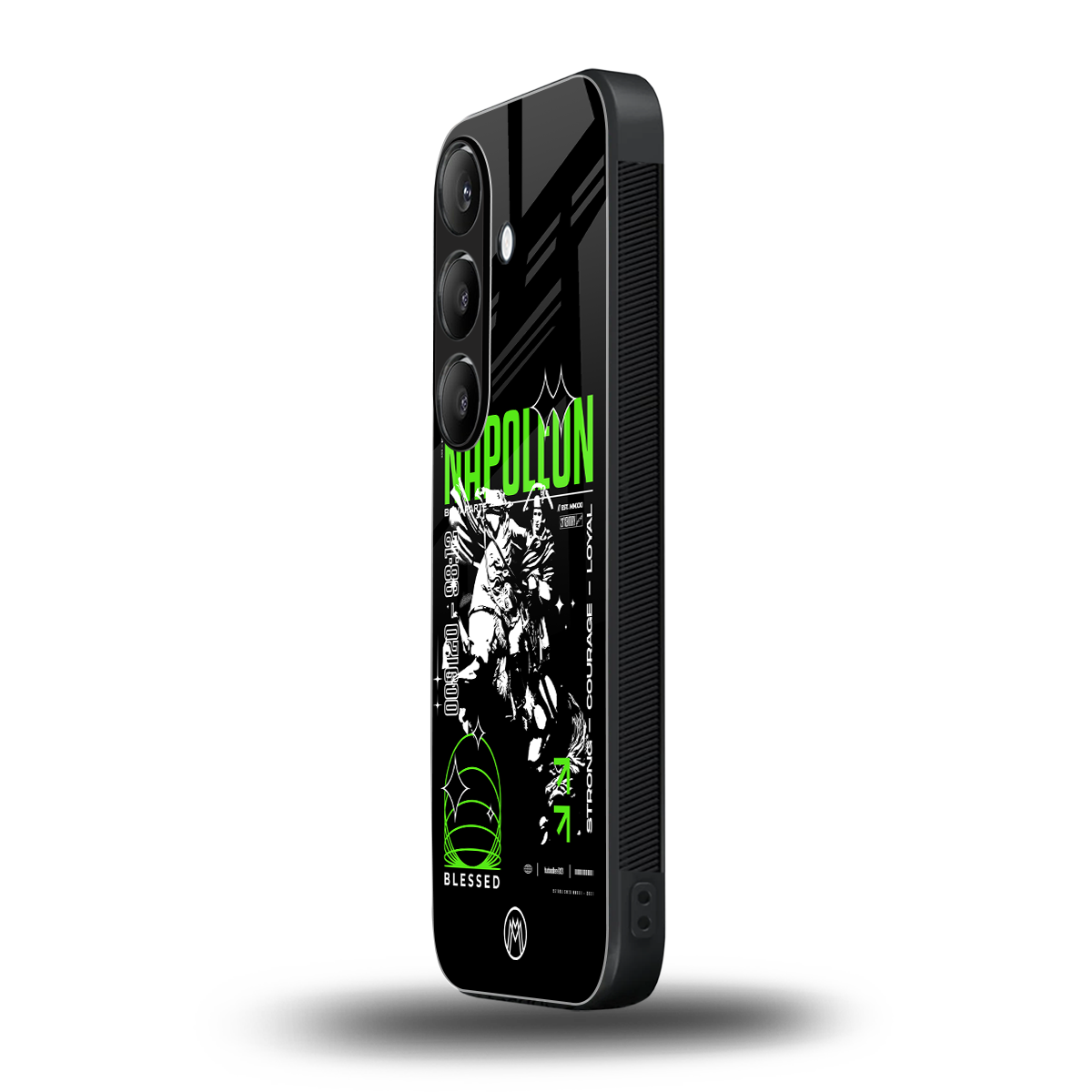 napoleon back phone cover | glass case for samsung galaxy s23 plus