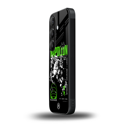 napoleon back phone cover | glass case for samsung galaxy s24 fe