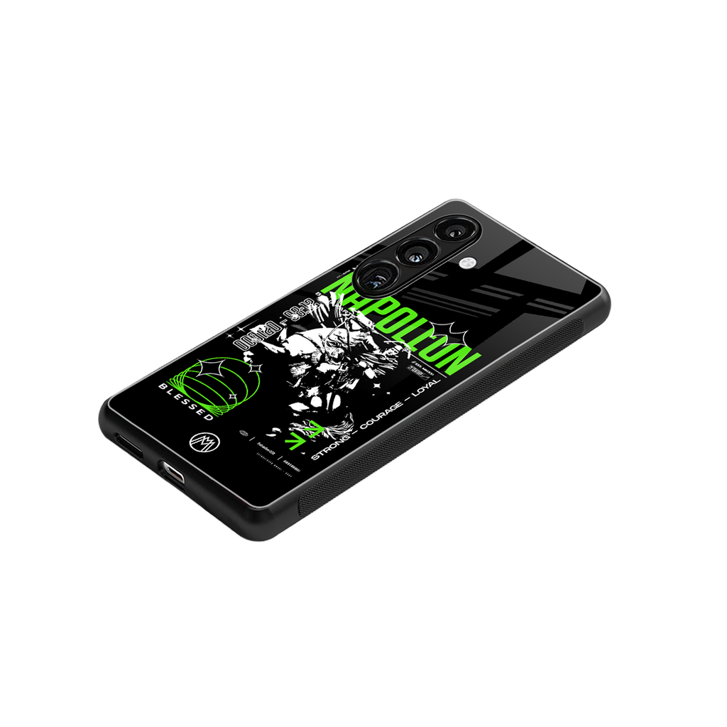 napoleon back phone cover | glass case for samsung galaxy s23 plus