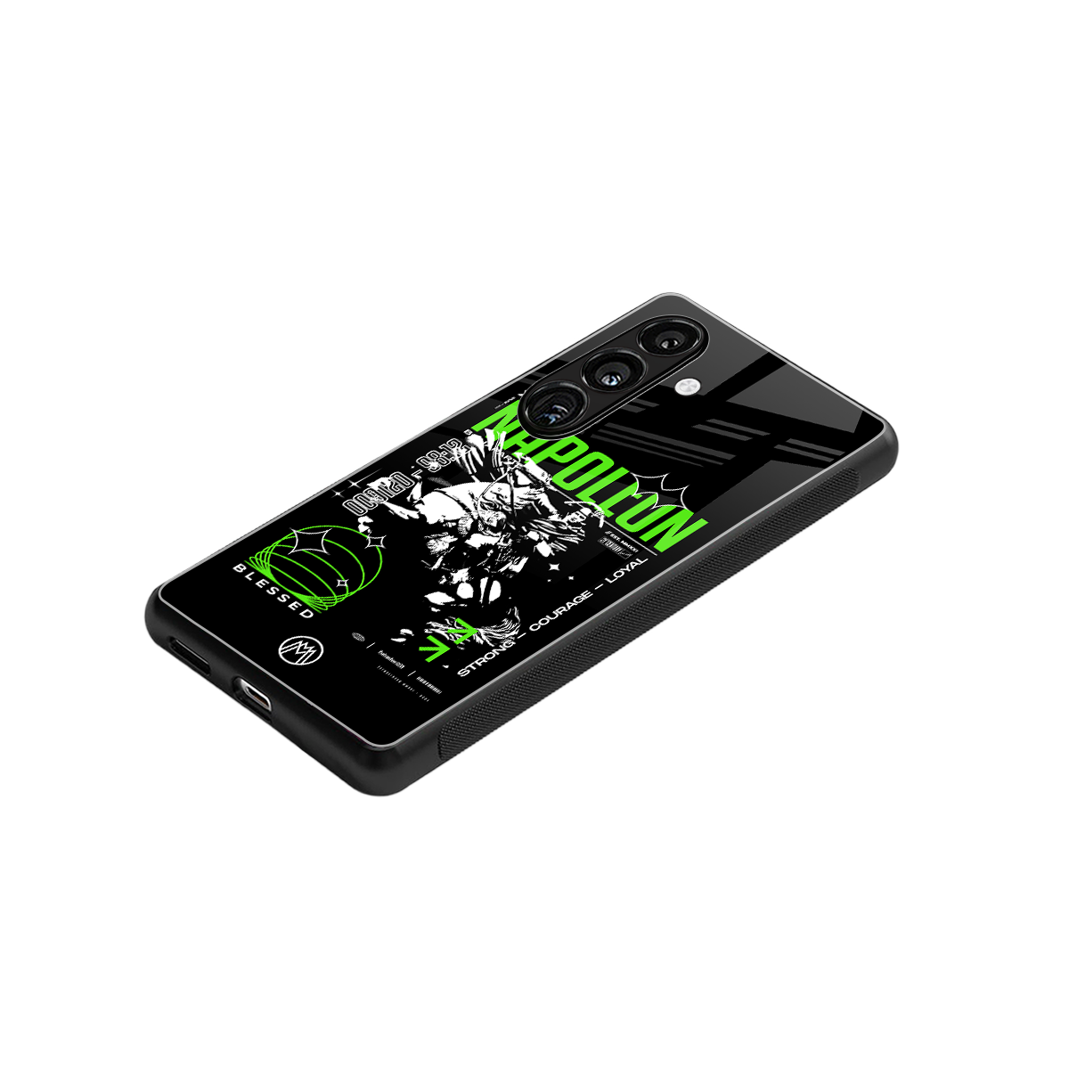 napoleon back phone cover | glass case for samsung galaxy s23 plus