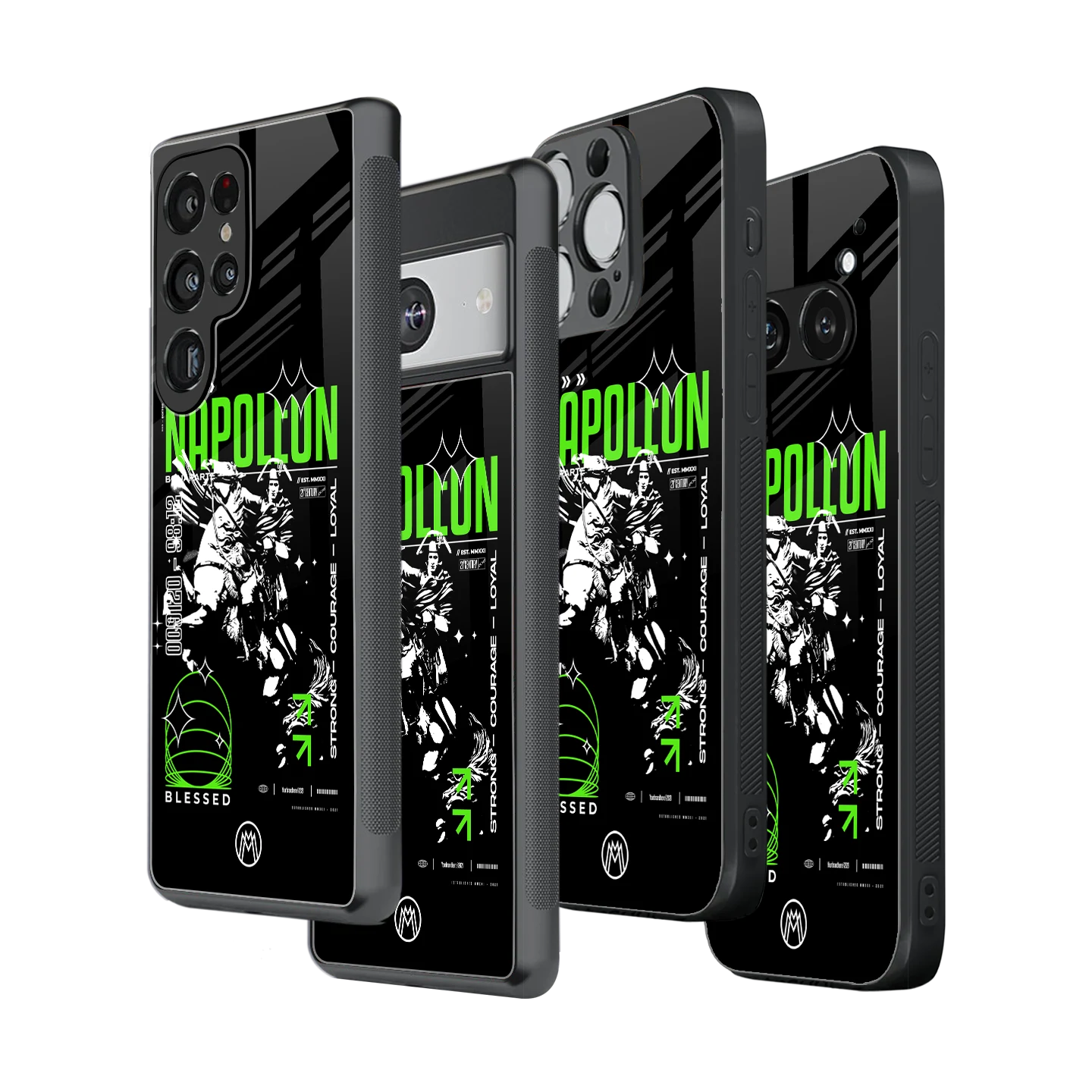 Stylish Glass Back Case for All Smartphones – iPhone, Samsung, OnePlus, Pixel, Redmi, Oppo, Vivo, Motorola