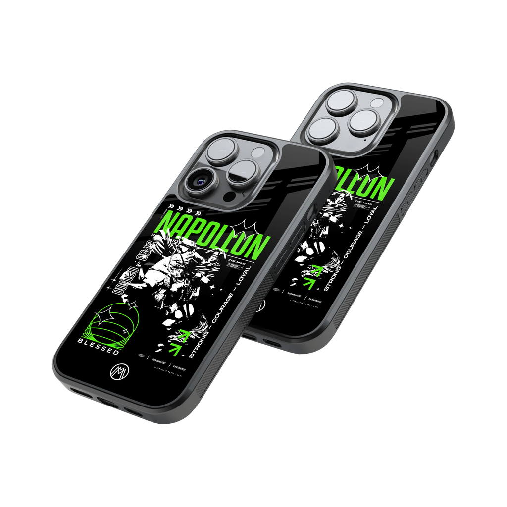 Protective Glass Back Phone Case Compatible with iPhone, Samsung, OnePlus, Pixel & More