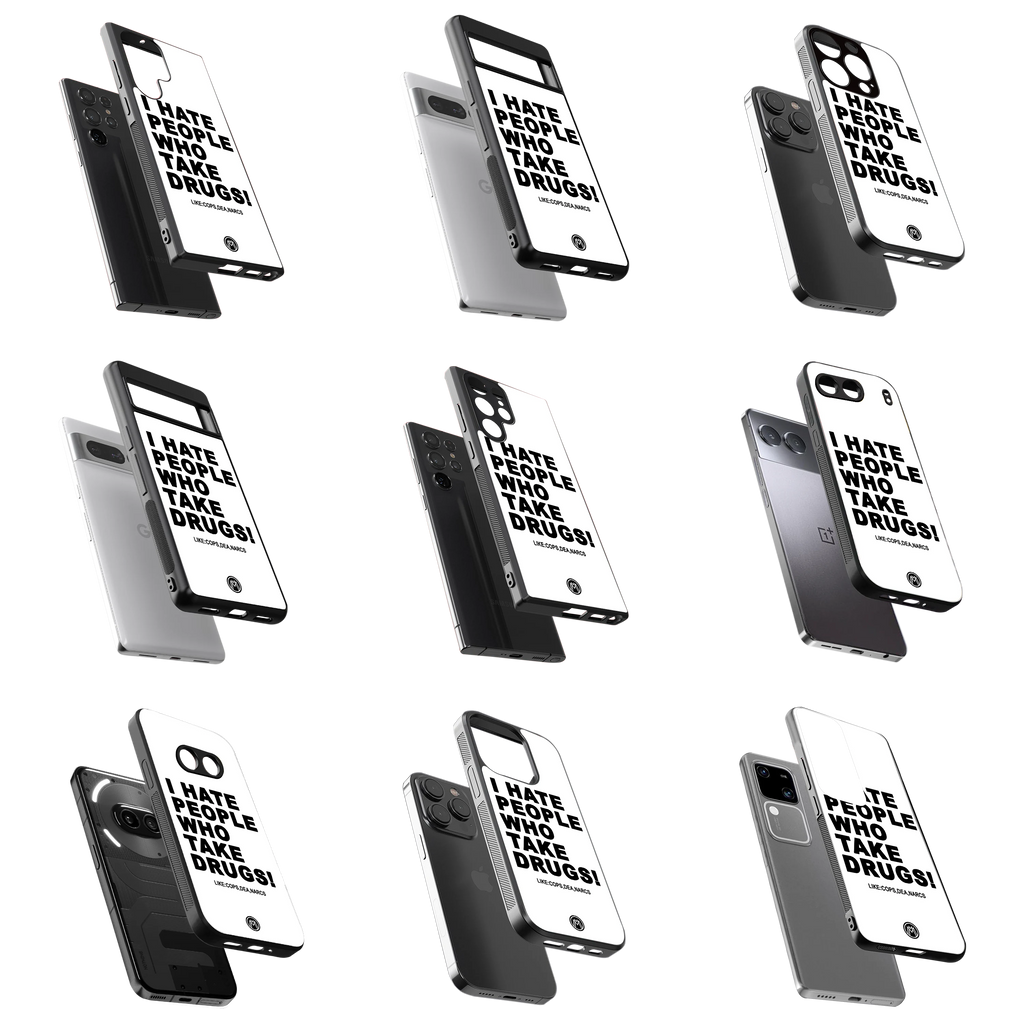 Durable Glass Back Mobile Case for iPhone, Samsung, OnePlus, Google Pixel, Redmi, Vivo, Oppo