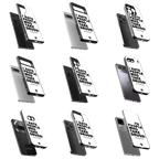 Durable Glass Back Mobile Case for iPhone, Samsung, OnePlus, Google Pixel, Redmi, Vivo, Oppo