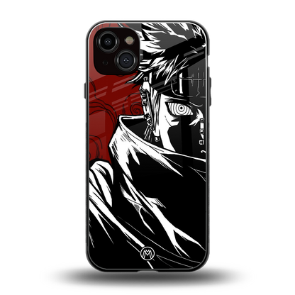 naruto anime back phone cover | glass case for iphone 15 plus