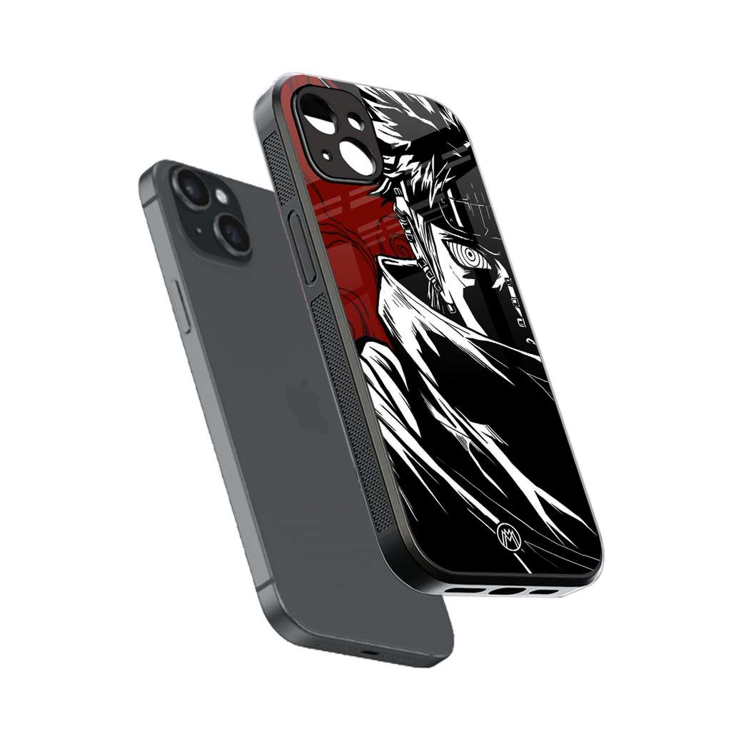 naruto anime back phone cover | glass case for iphone 14 plus