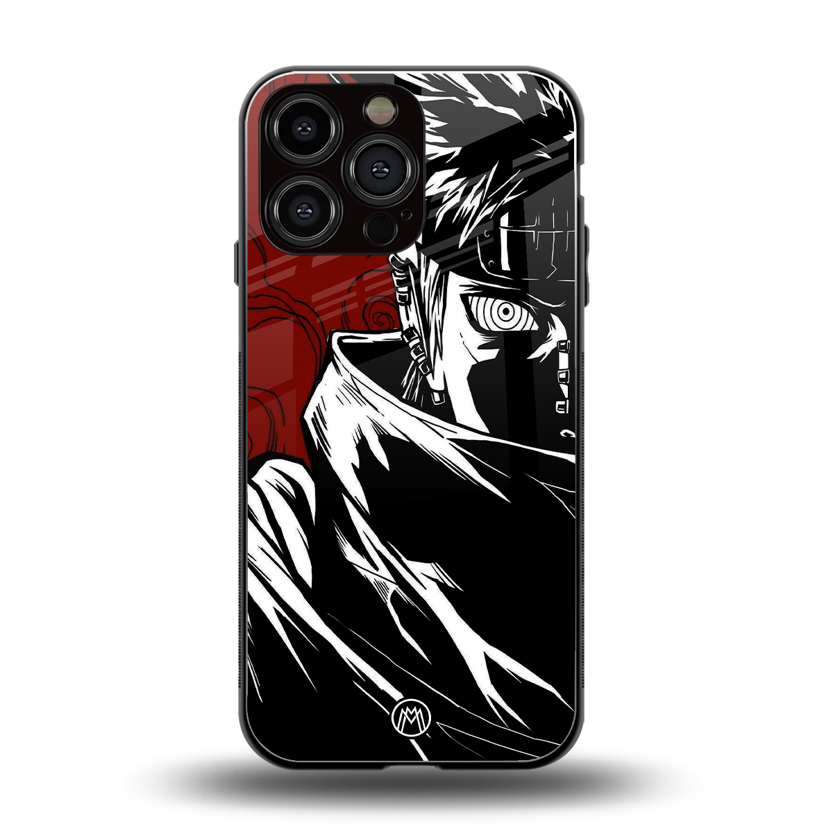 naruto anime back phone cover | glass case for iphone 14 pro max