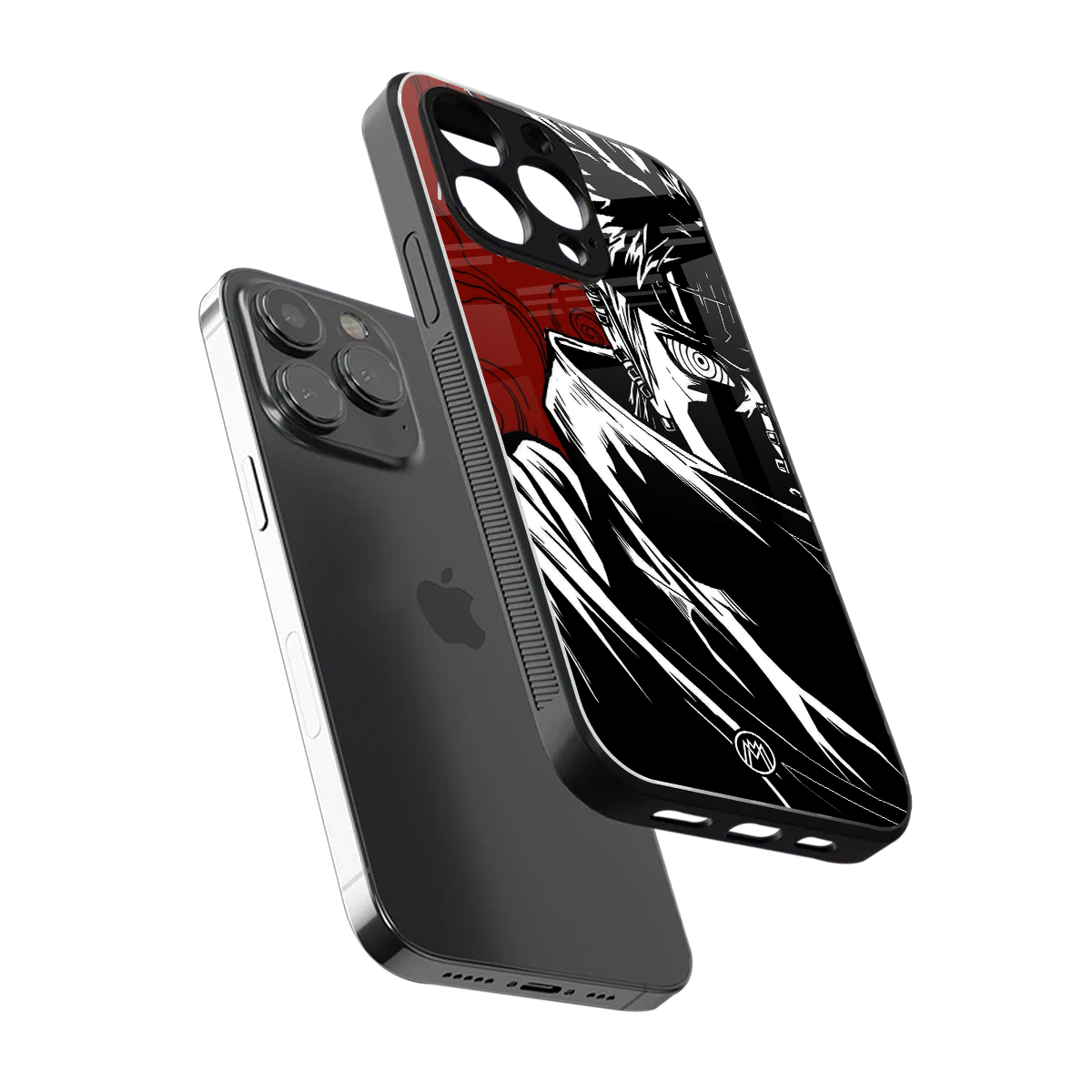 naruto anime back phone cover | glass case for iphone 14 pro max