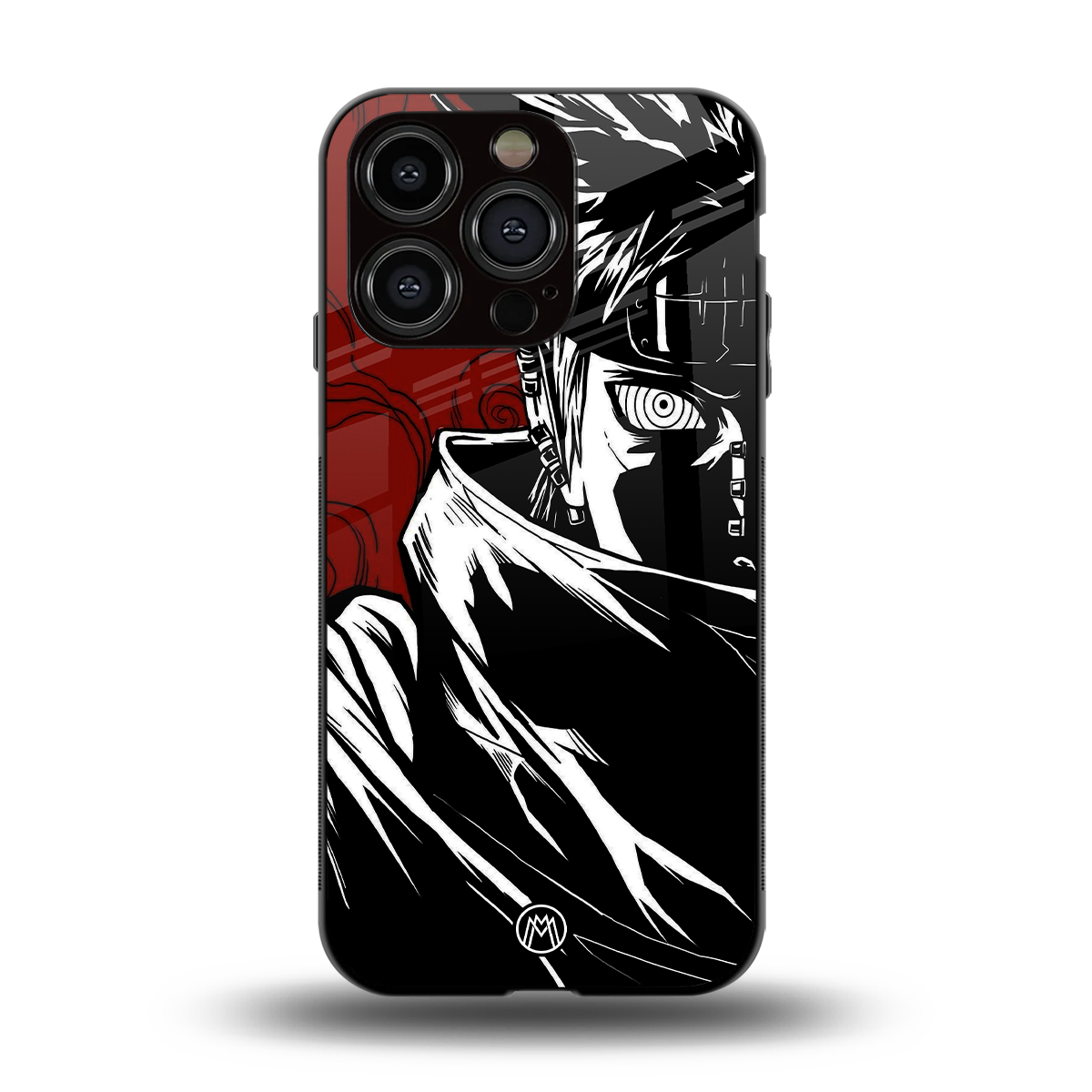 naruto anime back phone cover | glass case for iphone 15 pro