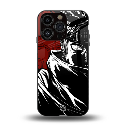 naruto anime back phone cover | glass case for iphone 15 pro