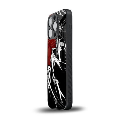 naruto anime back phone cover | glass case for iphone 15 pro