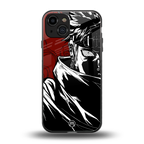 naruto anime back phone cover | glass case for iphone 15