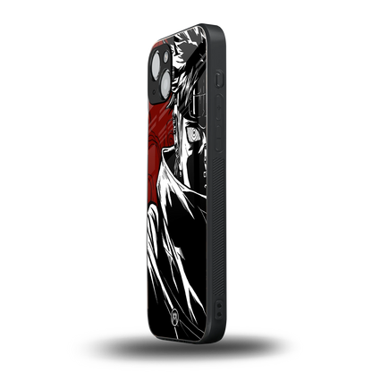 naruto anime back phone cover | glass case for iphone 15