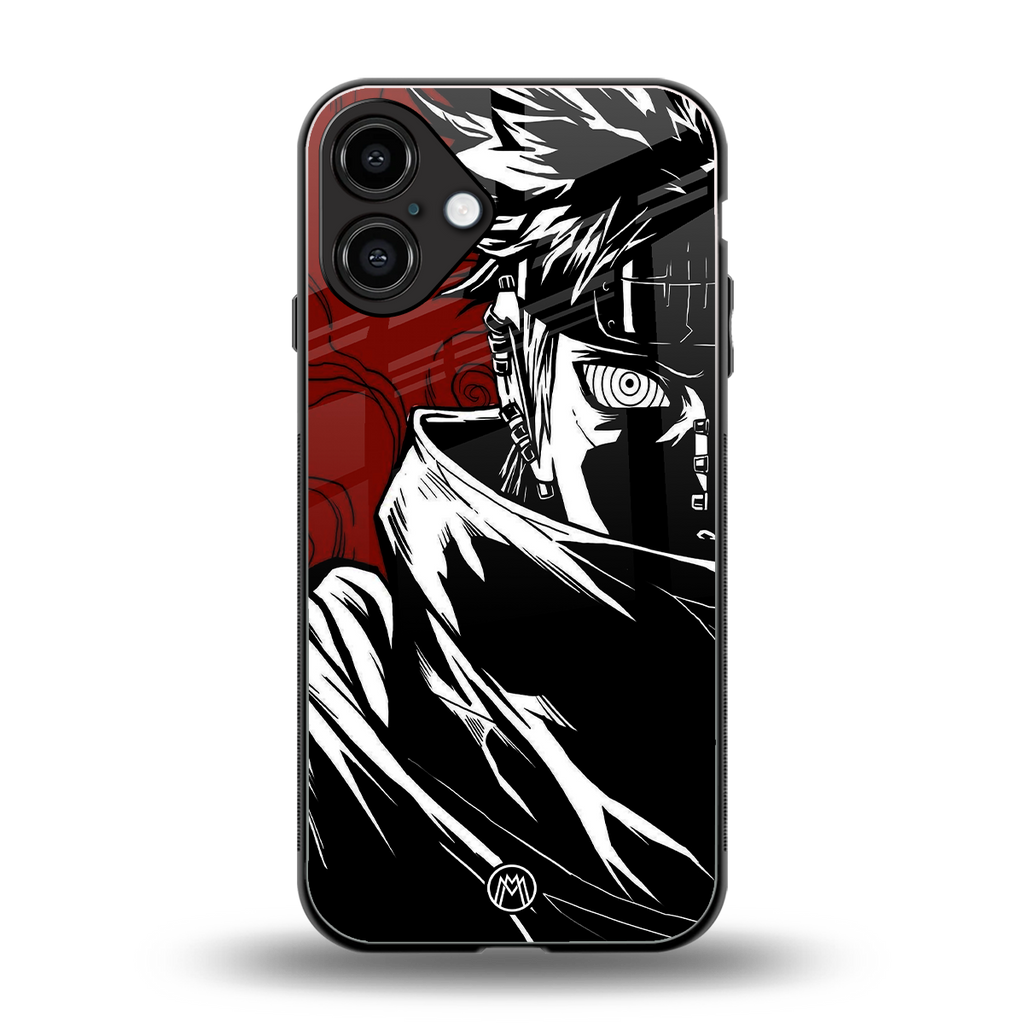 naruto anime back phone cover | glass case for iphone 16 plus