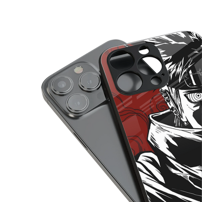 naruto anime back phone cover | glass case for iphone 14 pro max