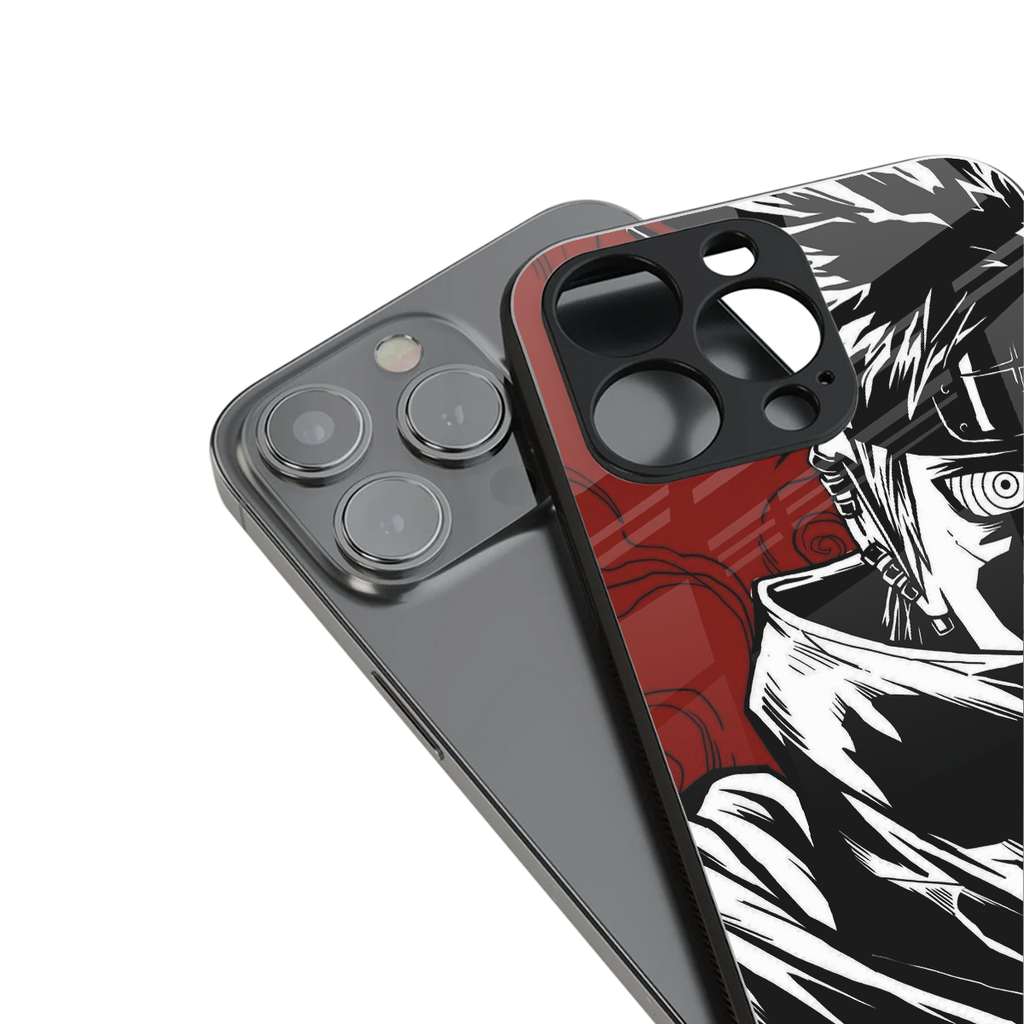 naruto anime back phone cover | glass case for iphone 16 pro