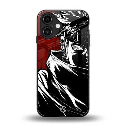 naruto anime back phone cover | glass case for iphone 16