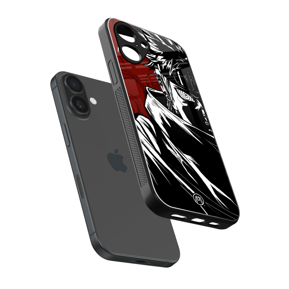 naruto anime back phone cover | glass case for iphone 16