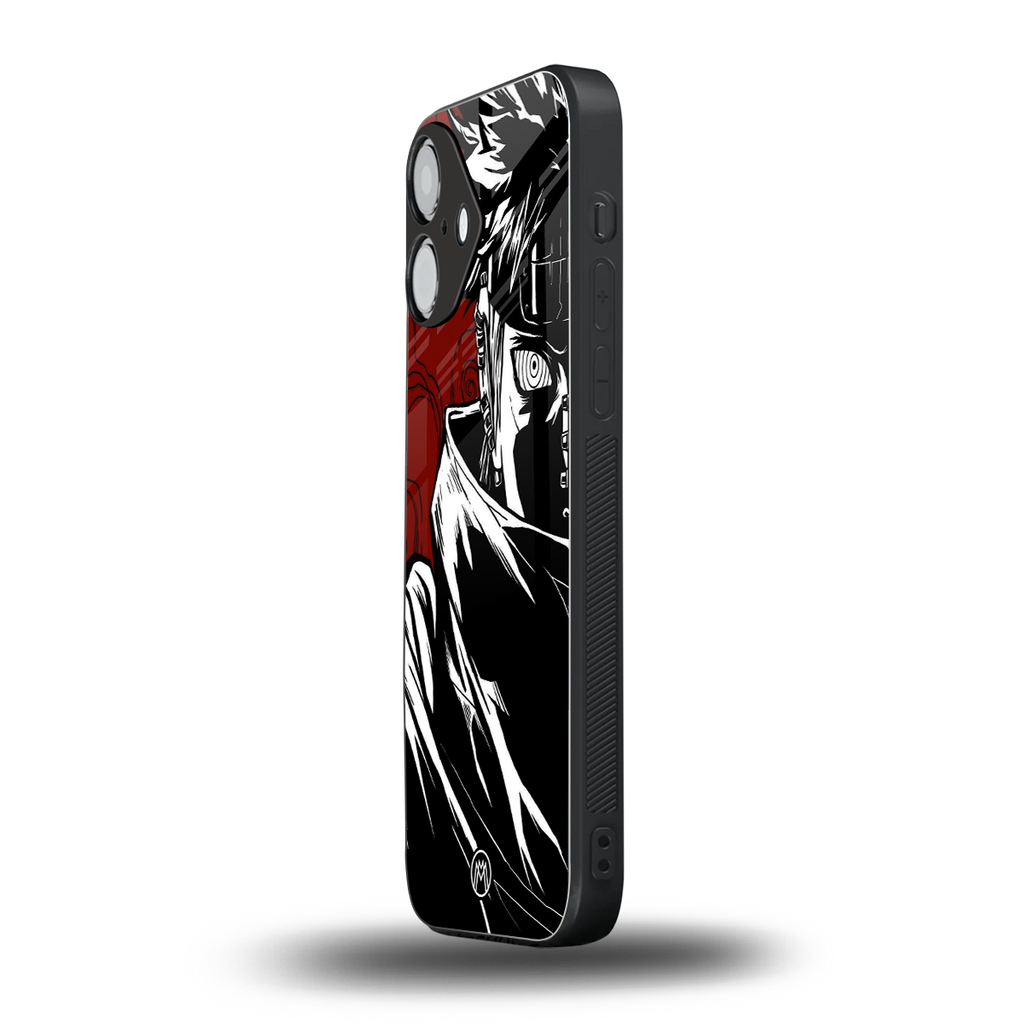 naruto anime back phone cover | glass case for iphone 16