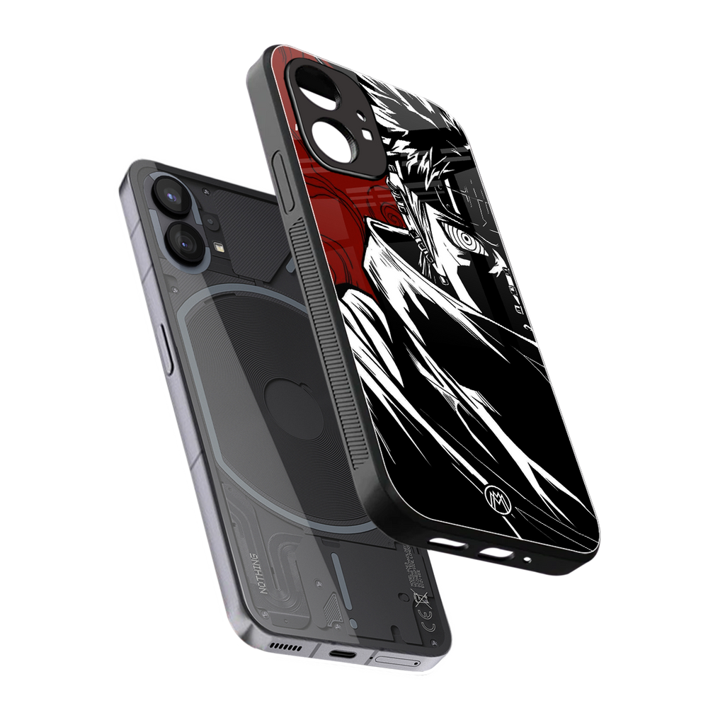 naruto anime back phone cover | glass case for nothing phone 1