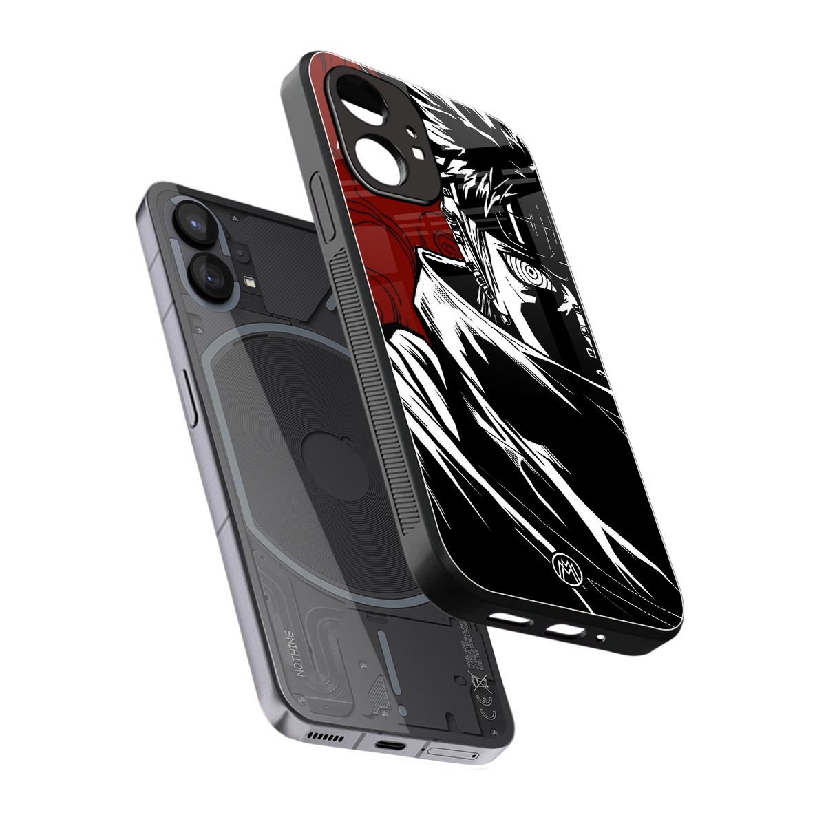 naruto anime back phone cover | glass case for nothing phone 1