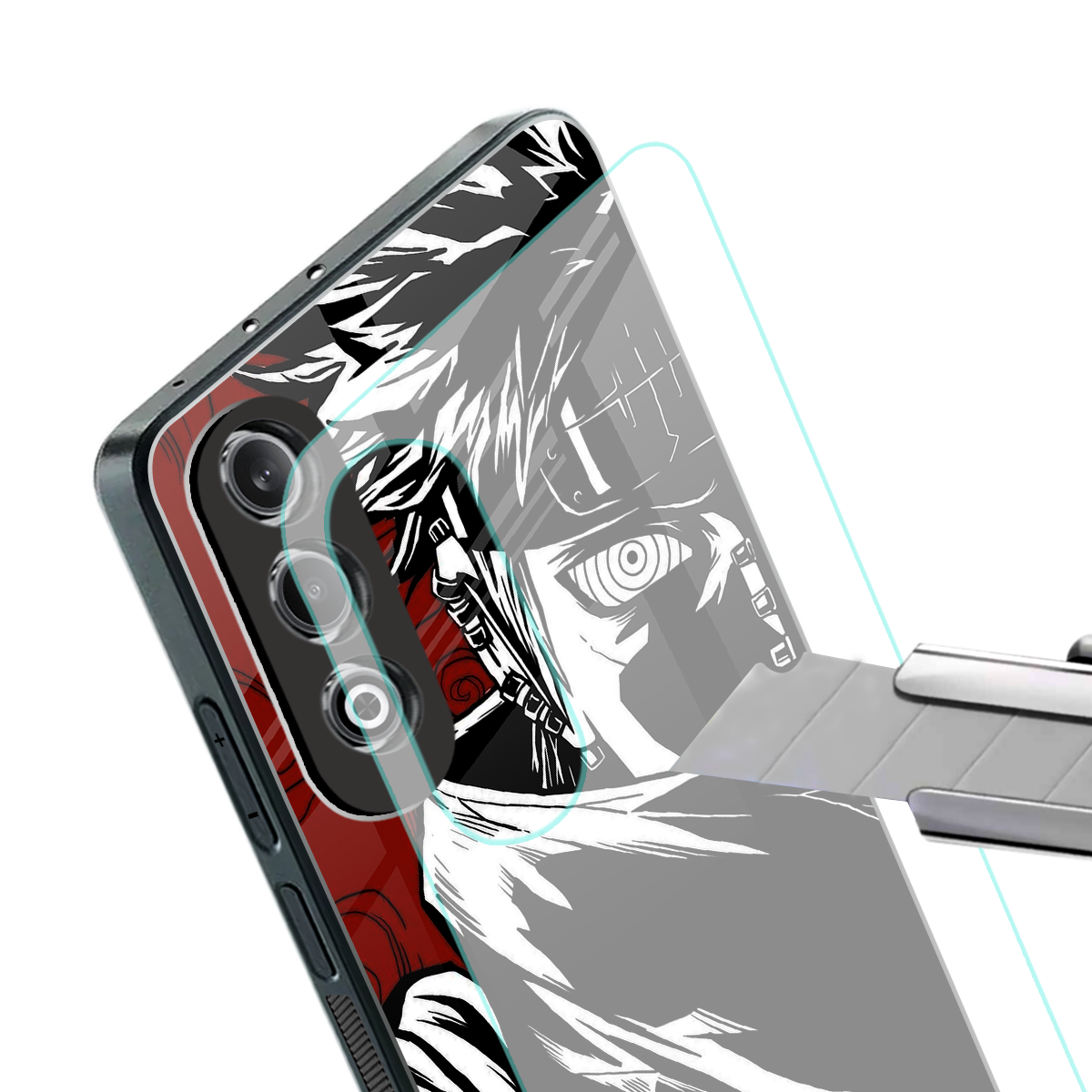 naruto anime back phone cover | glass case for oneplus nord ce 4