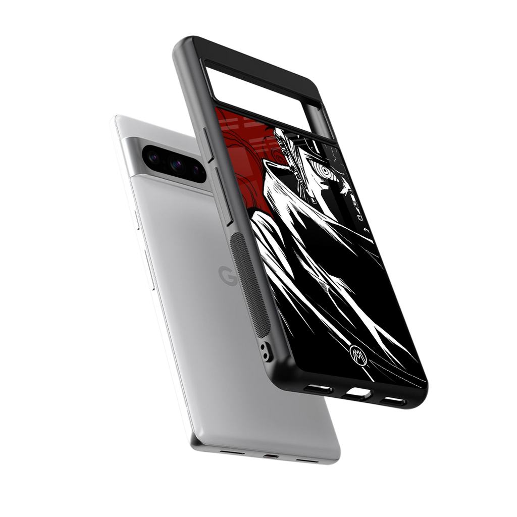 naruto anime back phone cover | glass case for google pixel 8 pro