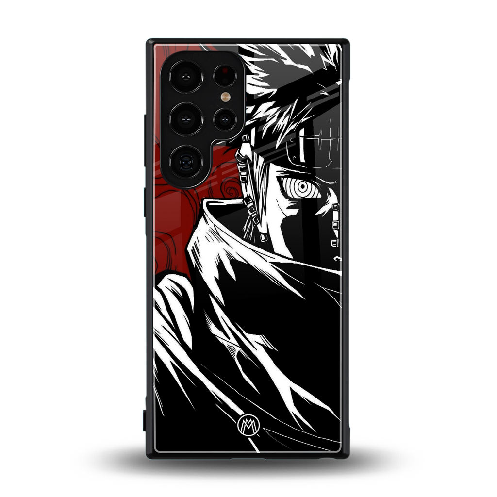 naruto anime back phone cover | glass case for samsung galaxy s24 ultra
