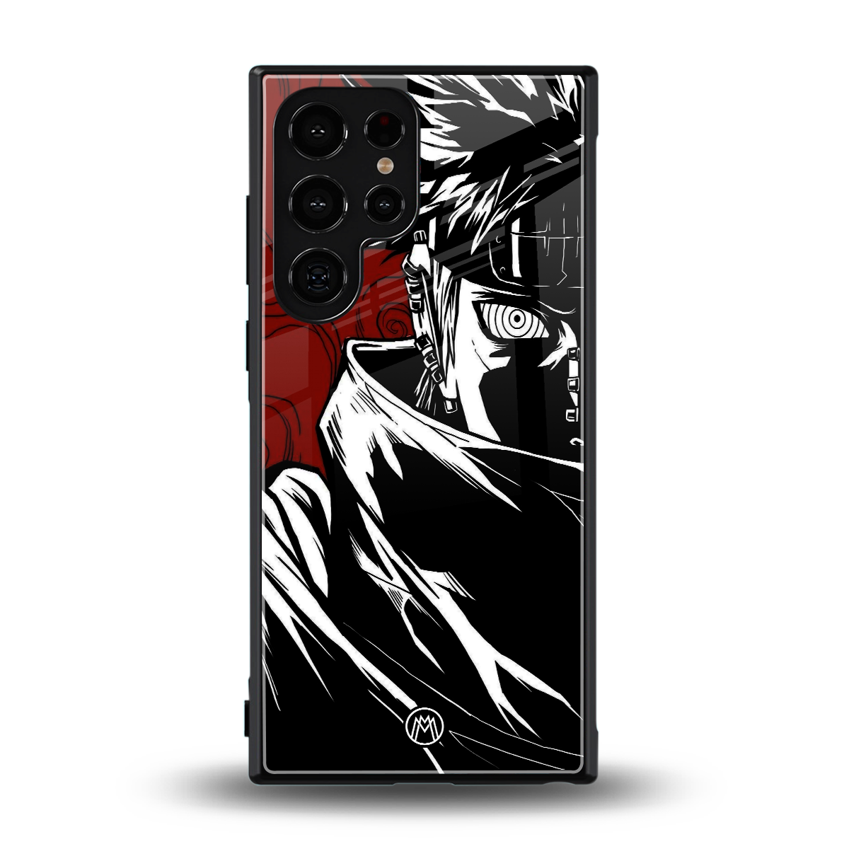 naruto anime back phone cover | glass case for samsung galaxy s24 ultra